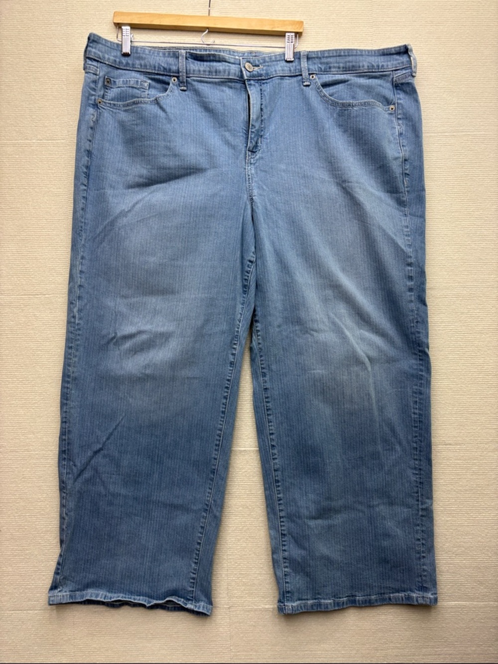 Torrid | 24 24R perfect wide leg vintage stretch Light Blue Relaxed Fit Jeans